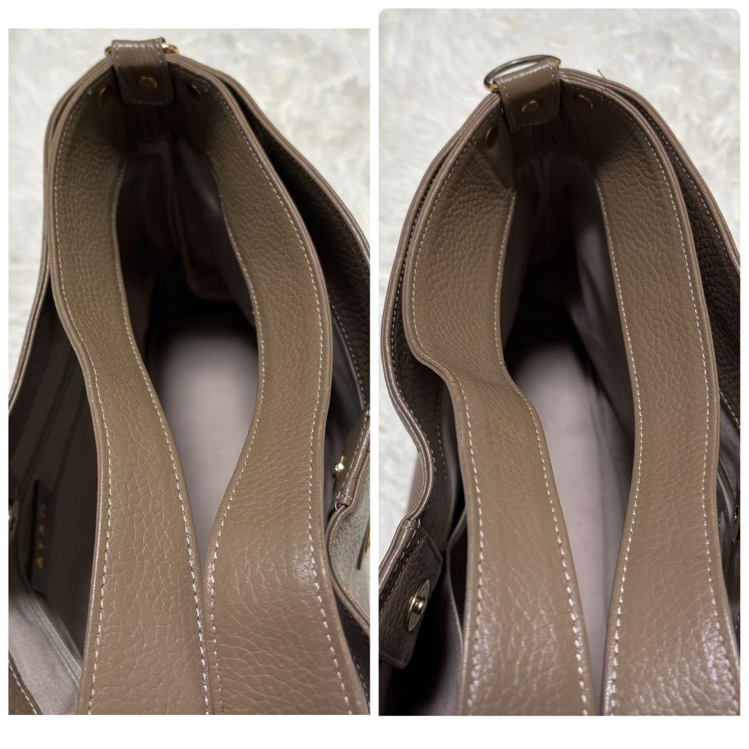 アタオ エルヴィプラス 2wayレザー バッグ A4可 ショルダーバッグ