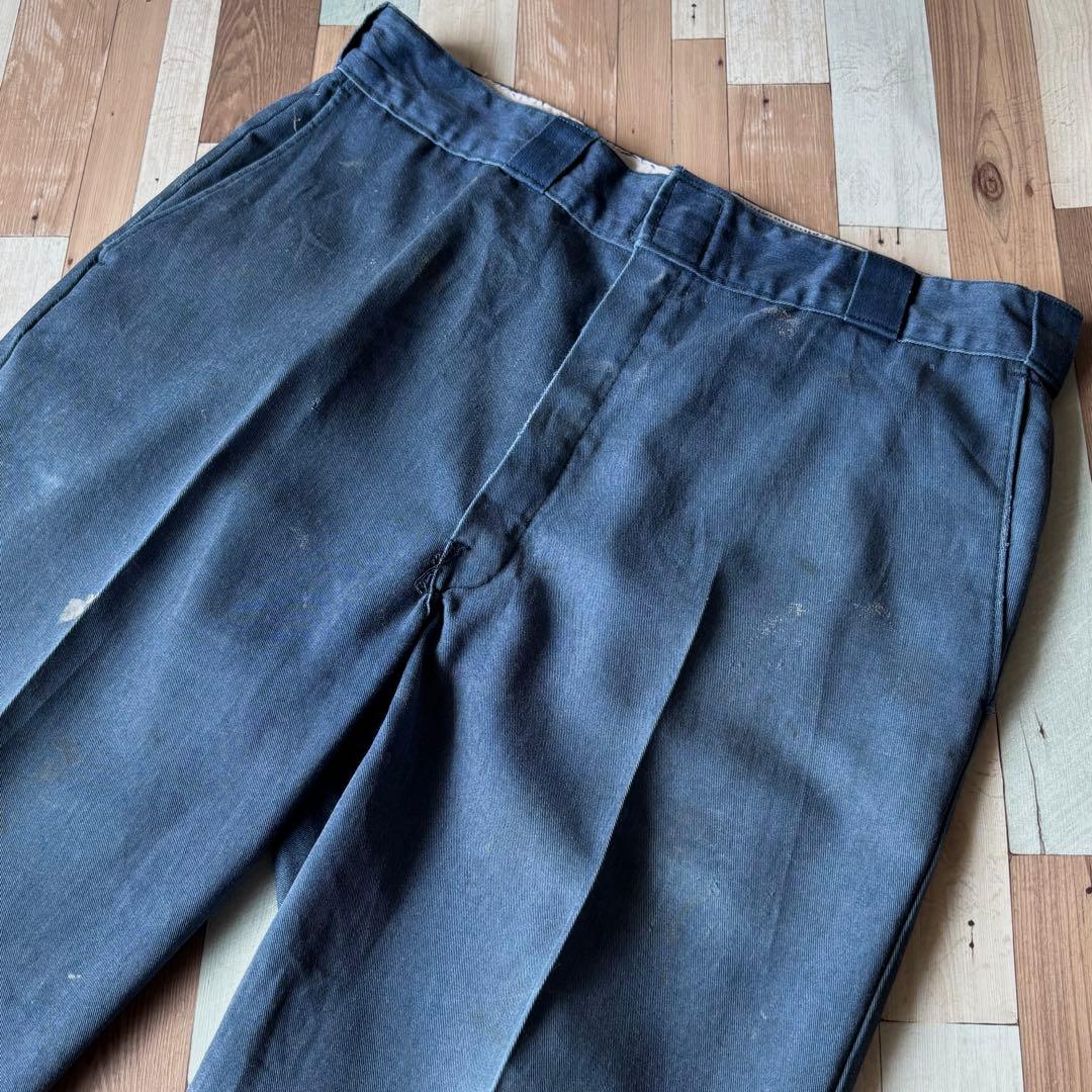 【USA製】80s Dickies 874 ワークパンツ チビタグ W36L30
