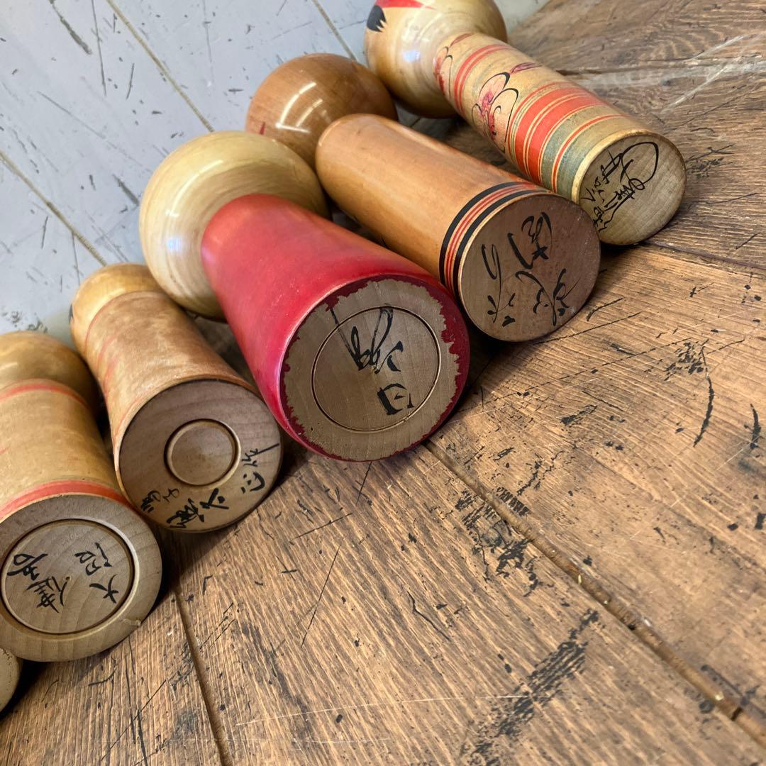 昭和レトロ こけし 小芥子 21体セット まとめ売り 日本人形 伝統工芸品