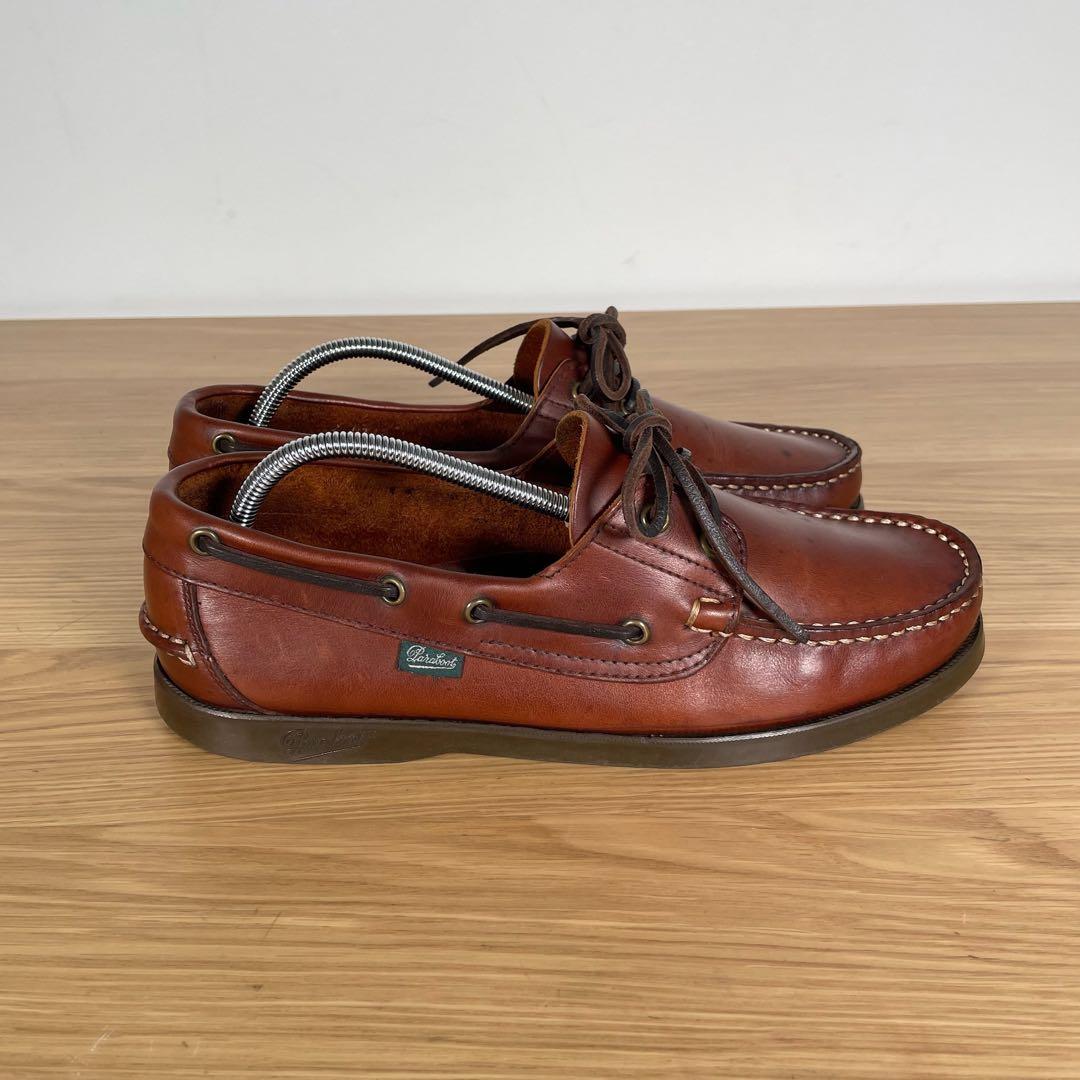 パラブーツ　BARTH バース マリーン デッキシューズ 7サイズ　ブラウン