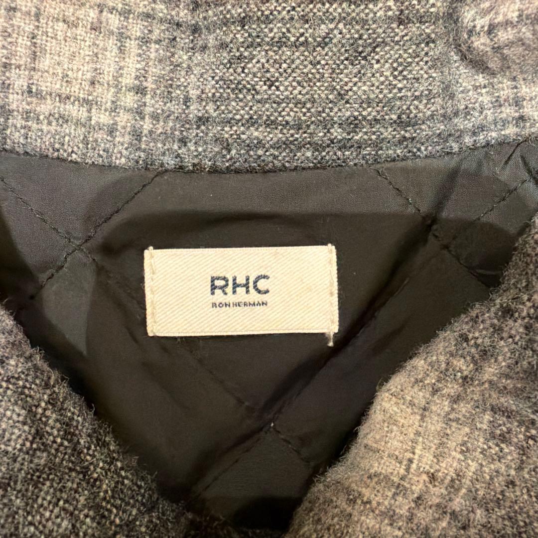 ロンハーマン　RHC オンブレチェックCPOジャケット　ブラック