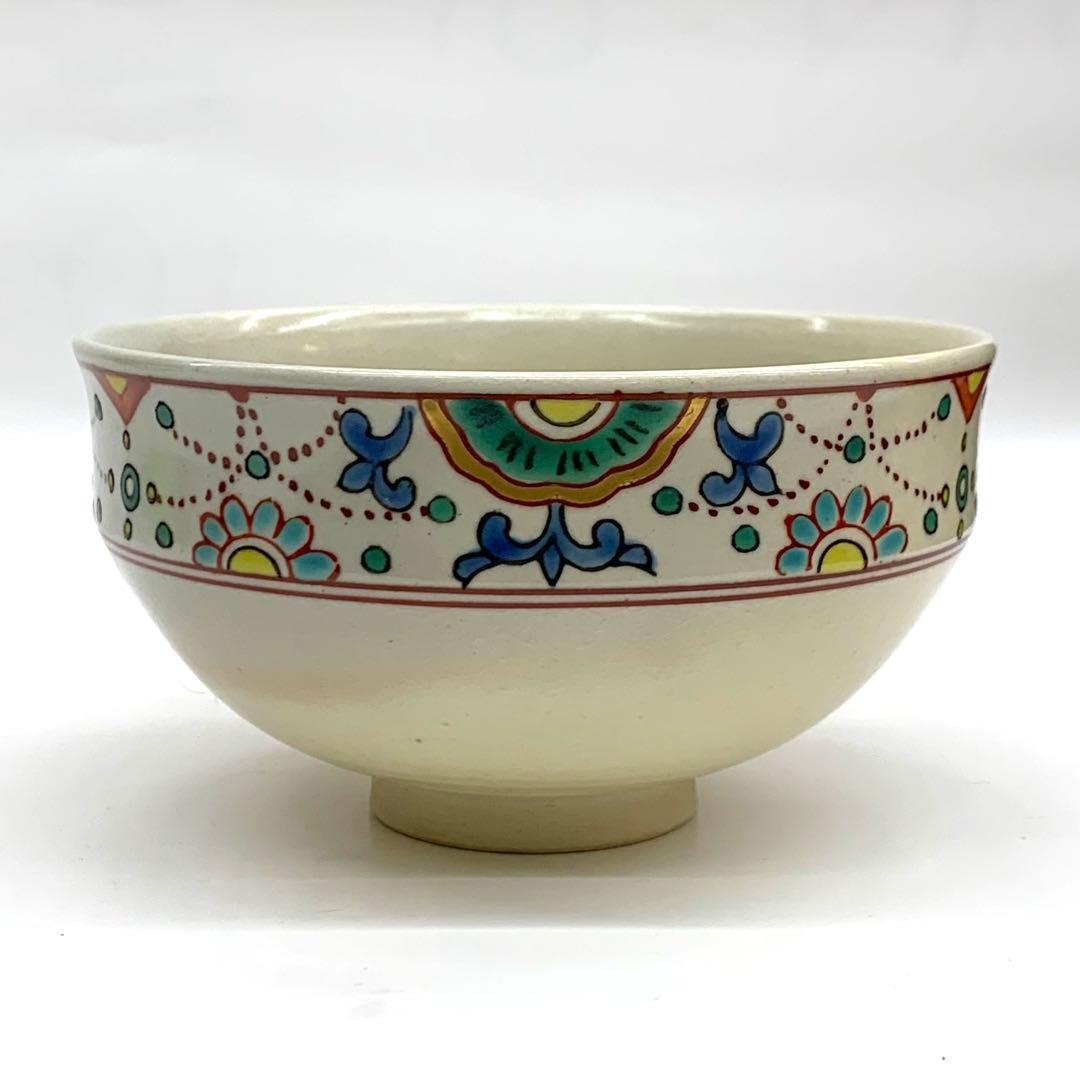 【茶碗　独楽　南蛮七宝】紙箱