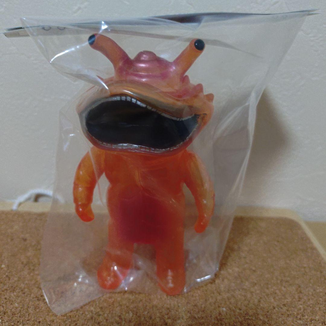 カネゴン オレンジクリア　サンガッツ　ソフビ　　　ツブコン限定品