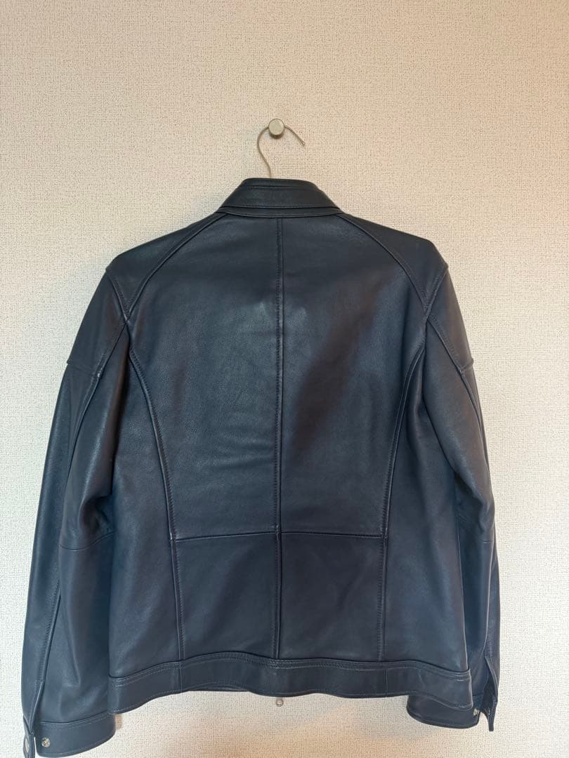 RattleTrap ネイビー レザージャケット S