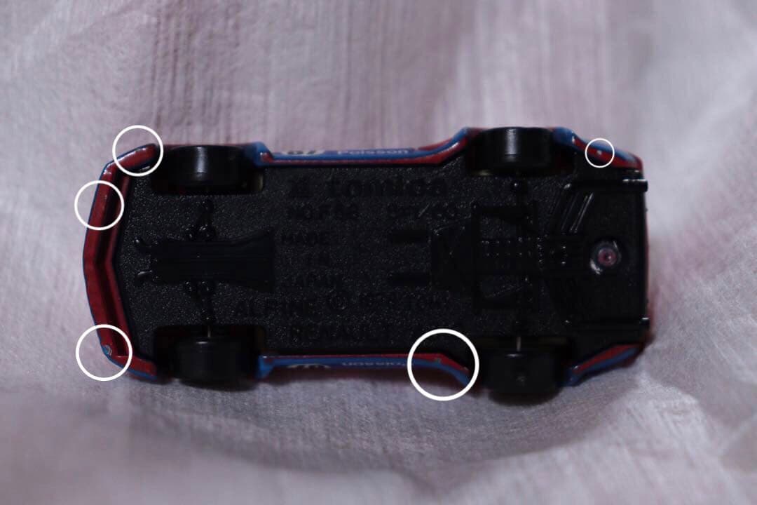 日本製　トミカ　外国車シリーズ　アルピーヌ　ルヌー　A310 レーシングF62