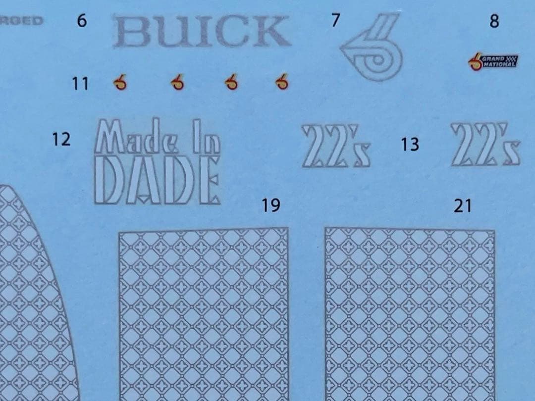 Revell 1/25 ビュイック・グランドナショナル カスタム 1987年