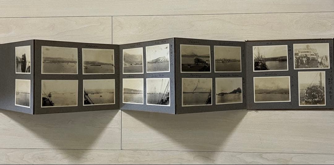 稀少大正時代アルバム☆新台北鉄道工場設計速水和彦 帝国海軍軍人 北中米 ハワイ