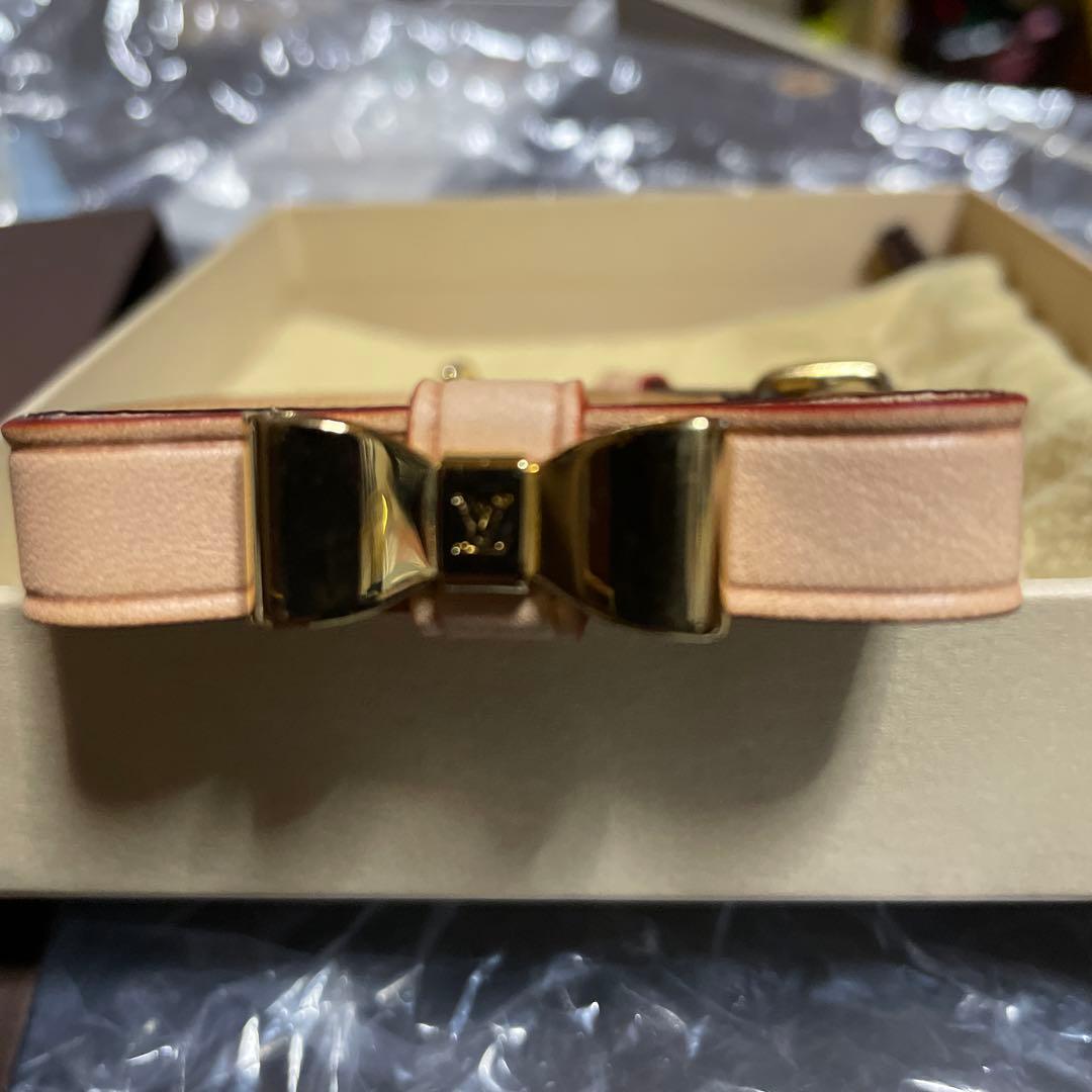 新品未着用Louis Vuitton コリエバクスターXS首輪リボン