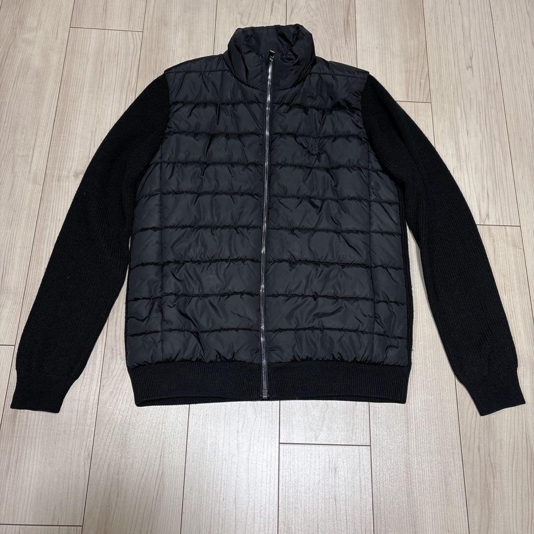 ブラックレーベルクレストブリッジ ニット切替　中綿ジャケット L