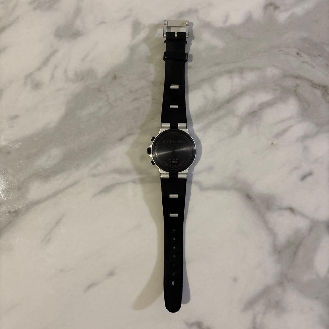 BVLGARI ラバーベルト クロノグラフ 時計