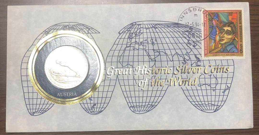 オーストリア 銀貨　シルバー　silver 1964年オリンピック冬季大会