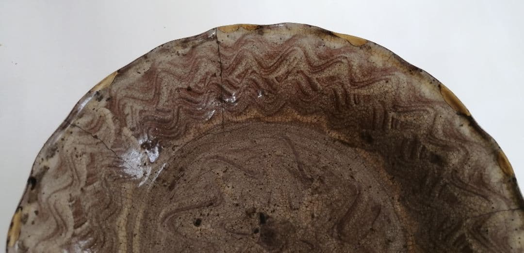 中期唐津　刷毛目　高台