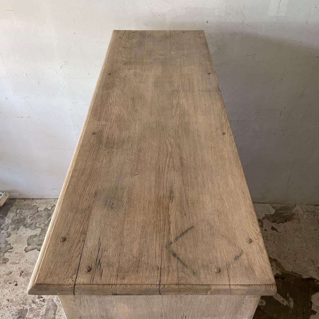 eauビンテージ ドロワーキャビネット 剥離