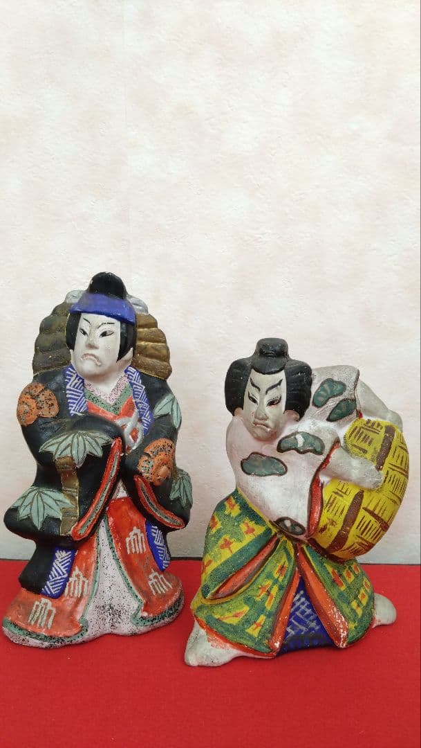 土人形　歌舞伎　明治