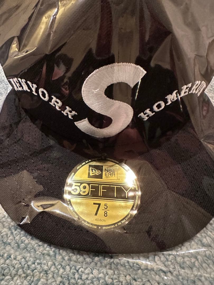 シュプリーム supreme NEW ERA 59FIFTY 黒 7 5/8