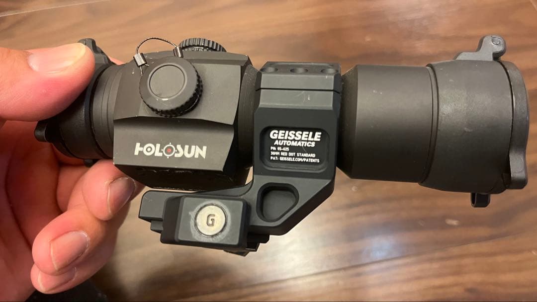 実物 HOLOSUN HS406A ＋実物GEISSELEマウント ＋実物パッチ