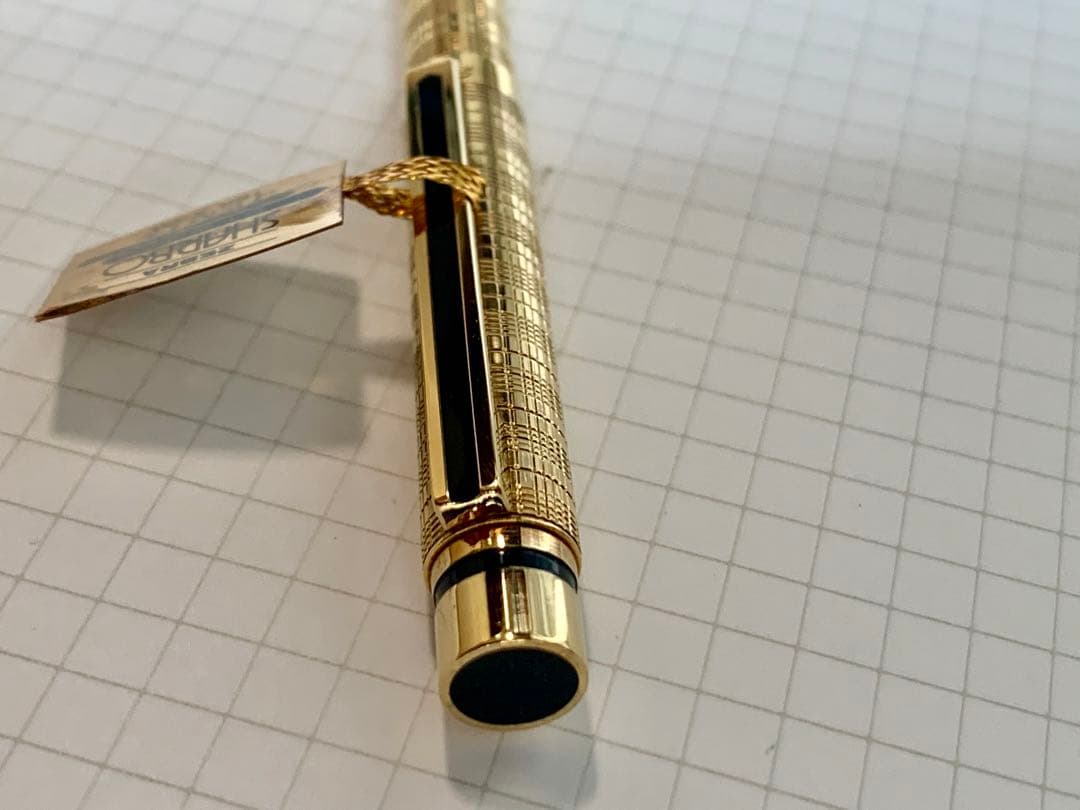 タグ付き　ゼブラ　ZEBRA SHARBO シャーボ 18K AGM 箱入り