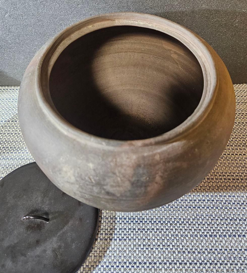 16-17世紀頃　古南蛮　水指　呂宋壺　伝世品　南蛮美術　茶道具　茶器　古陶磁器