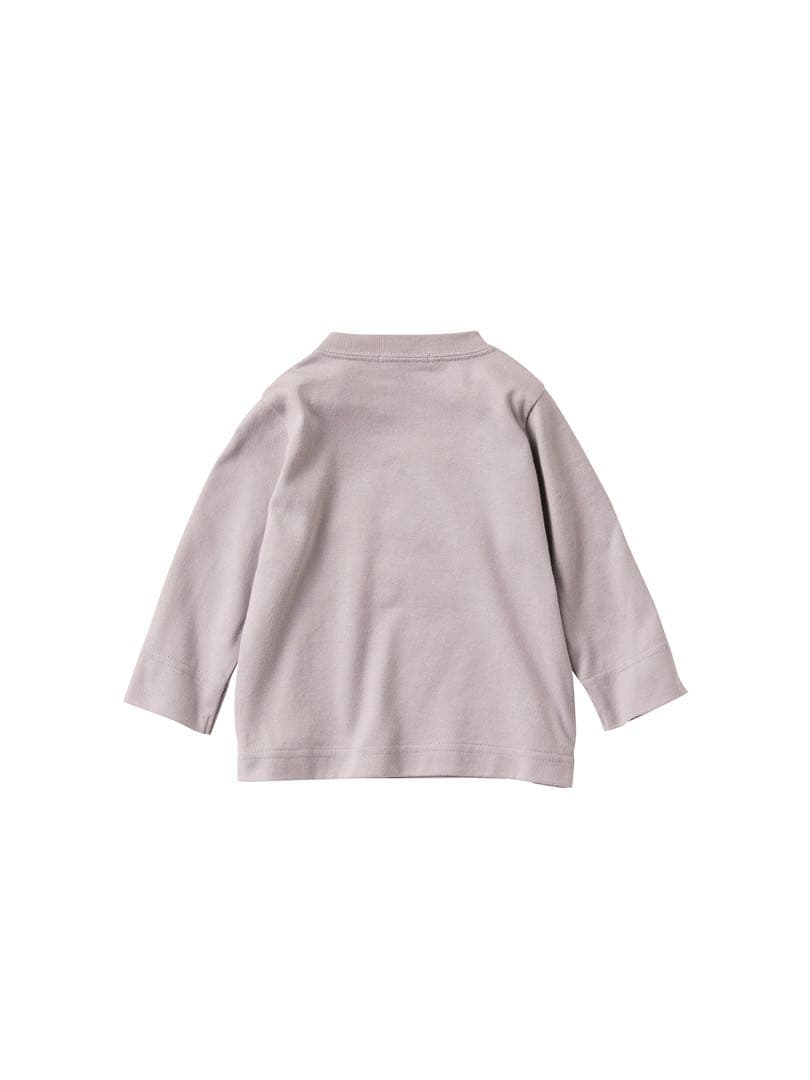 ファミリア　クマと車の刺繍 カットソー 90サイズ グレー