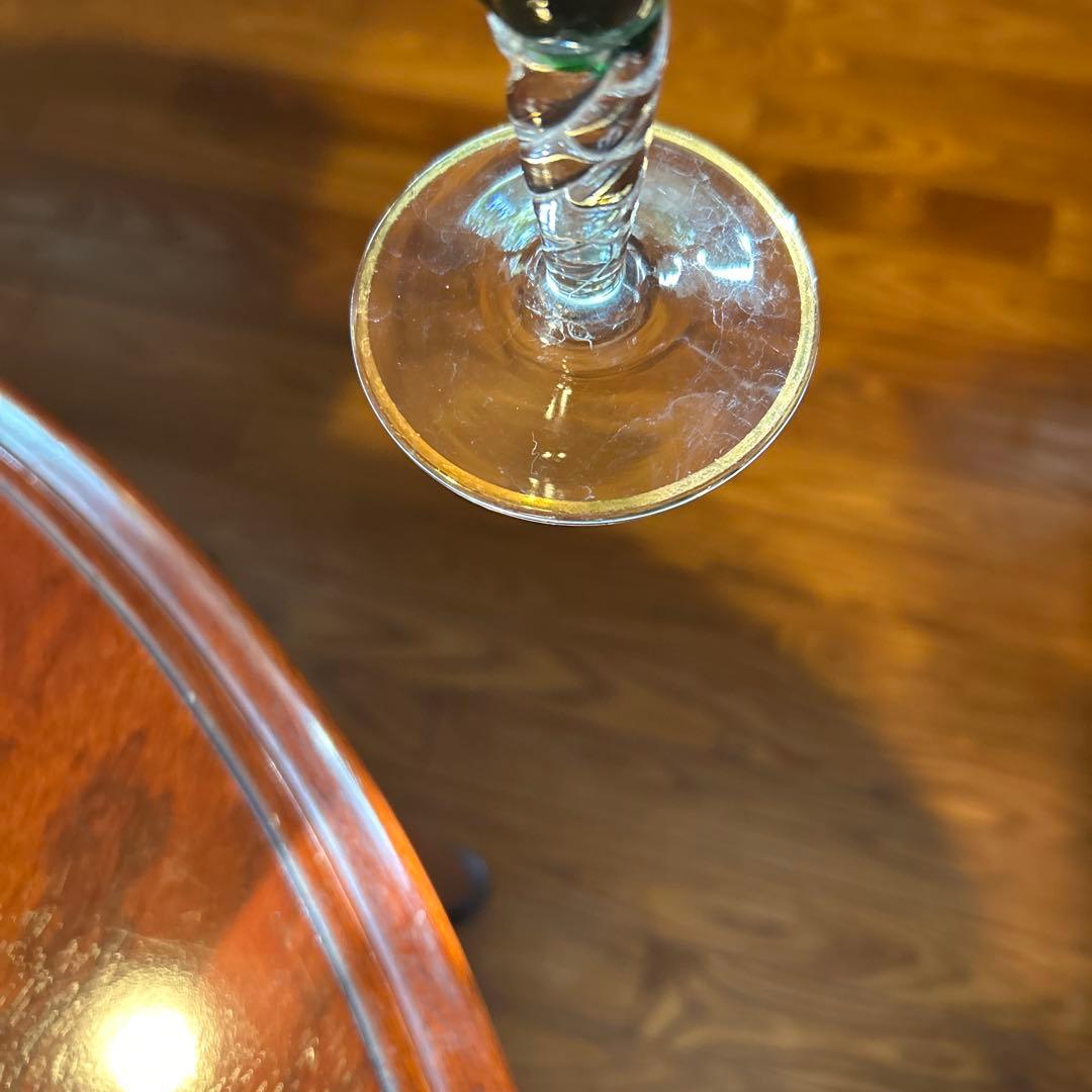 ベネチアンガラス　MURANO GLASS ムラーノグラス　イタリア　花瓶