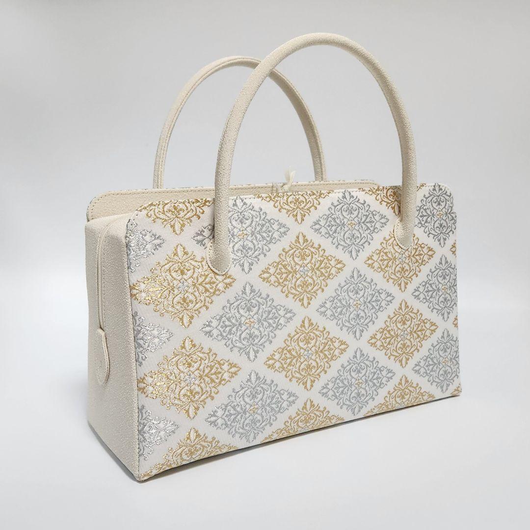 和装バッグ　利休バッグ　金蘭織物 入卒式　結婚式　お茶席 商品番号:43-2