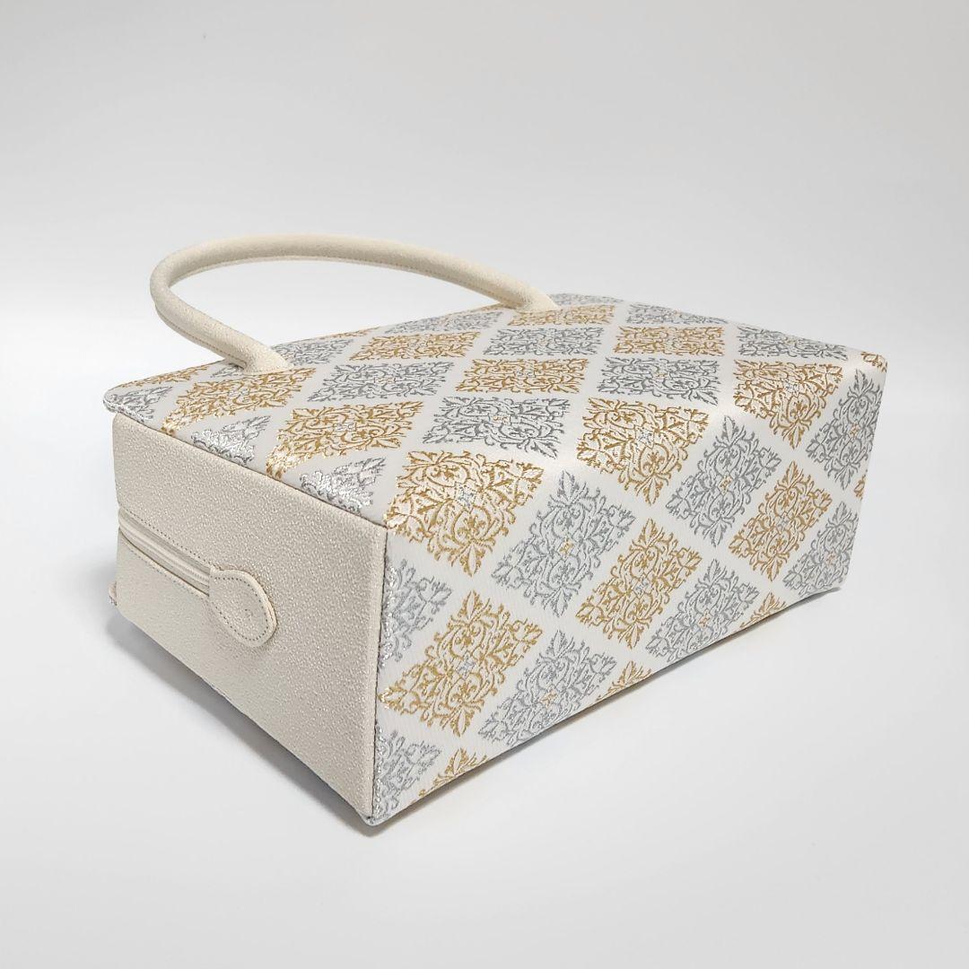 和装バッグ　利休バッグ　金蘭織物 入卒式　結婚式　お茶席 商品番号:43-2