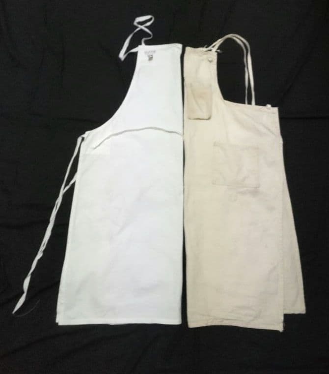 ヴィンテージ ミリタリーエプロン 2枚セット ワークエプロン スウェーデン軍