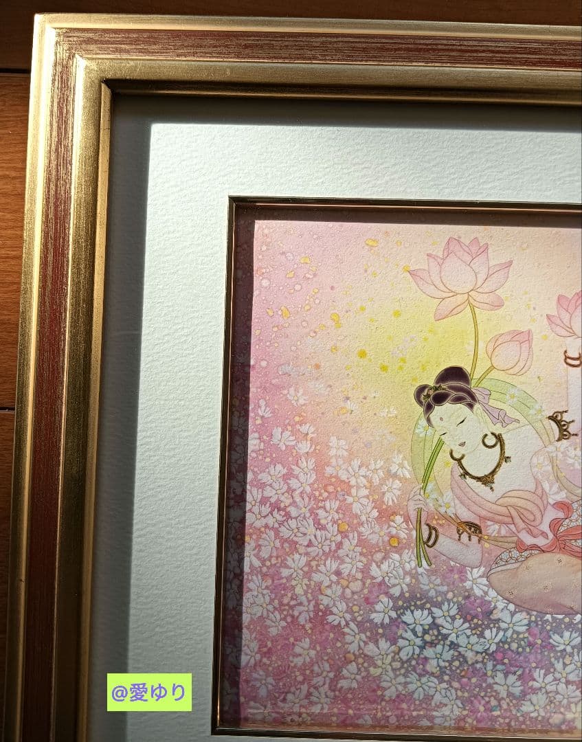 草場一壽♦真作ジクレ♦『花園』⭐直筆サイン⭐落款⭐シリアルナンバー⭐メッセージ付