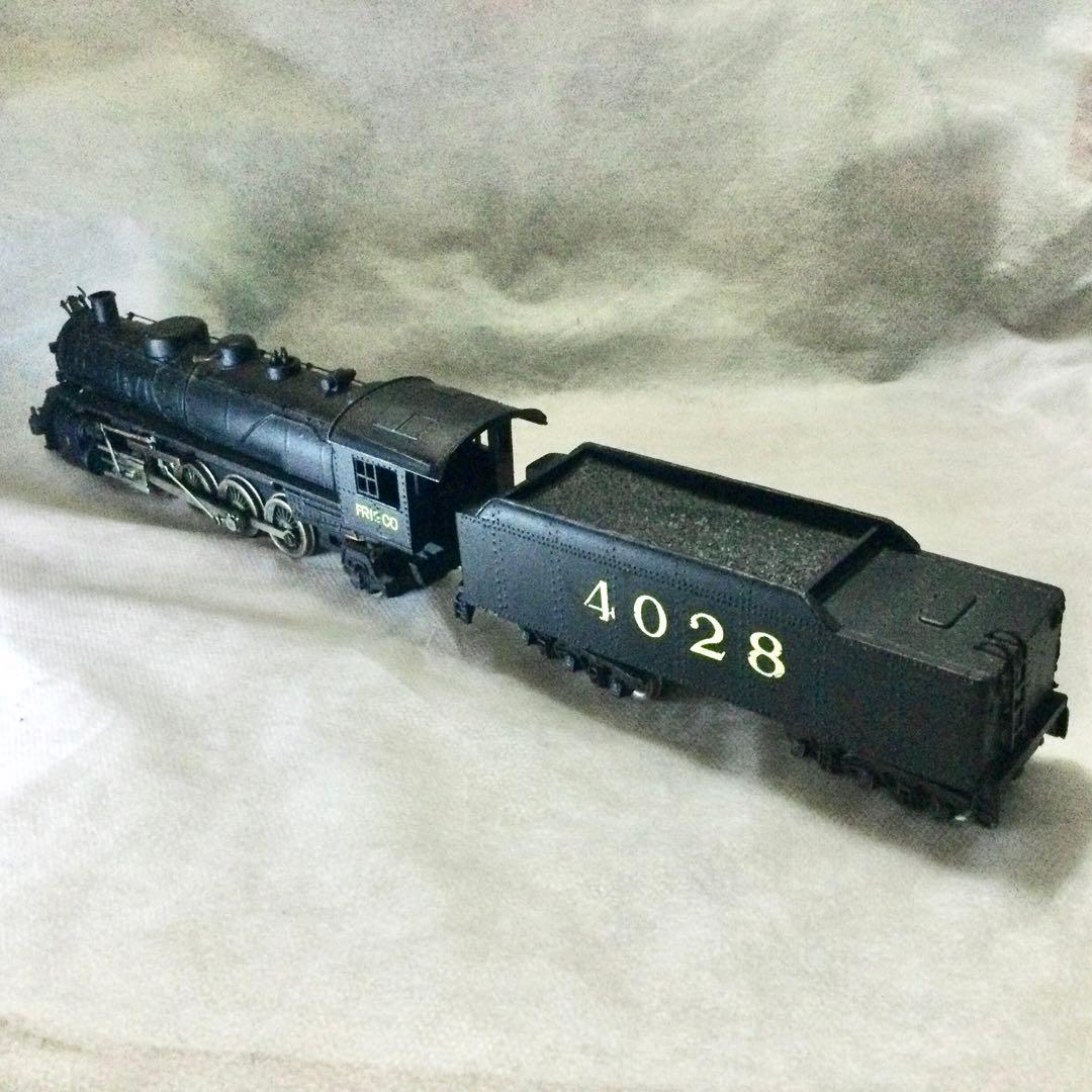 蒸気機関車T-54 セントルイス・サンフランシスコ鉄道　HOゲージ鉄道模型　不動