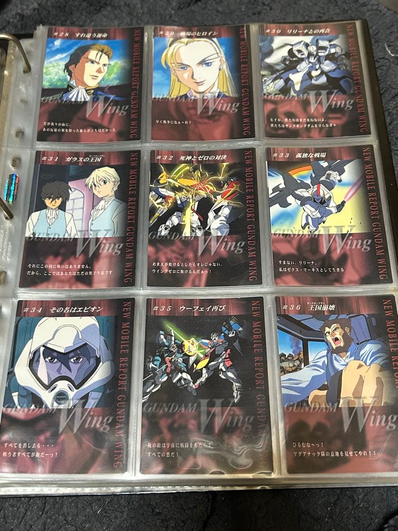 カードダスマスターズ 新機動戦記ガンダムW パーフェクトレビュー ノーマルコンプ