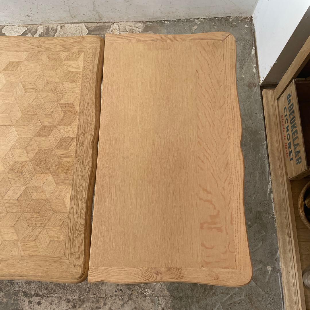 けんけんビンテージ エクステンションダイニングテーブル 剥離