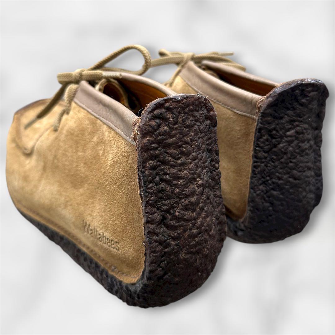 ね*こ様 極美品Clarks クラークス　ワラビー　デッキシューズ　スウェードK