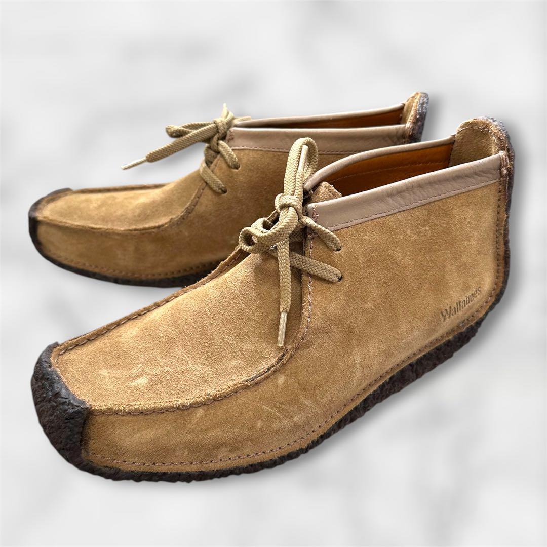 ね*こ様 極美品Clarks クラークス　ワラビー　デッキシューズ　スウェードK
