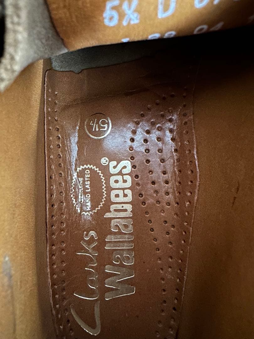 ね*こ様 極美品Clarks クラークス　ワラビー　デッキシューズ　スウェードK