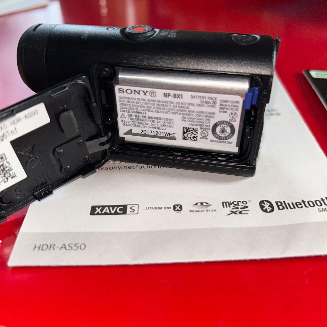 ソニー　HDR-AS50　アクションカメラ　SDカード付き