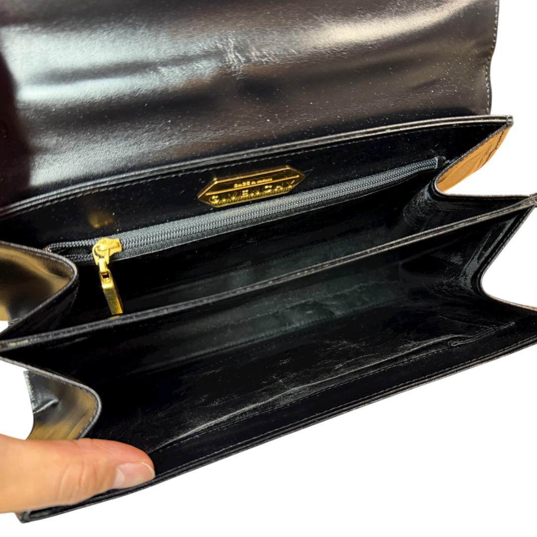 美品 GIVENCHY 3468 ハンドバッグ トップハンドル レザー 4Gロゴ