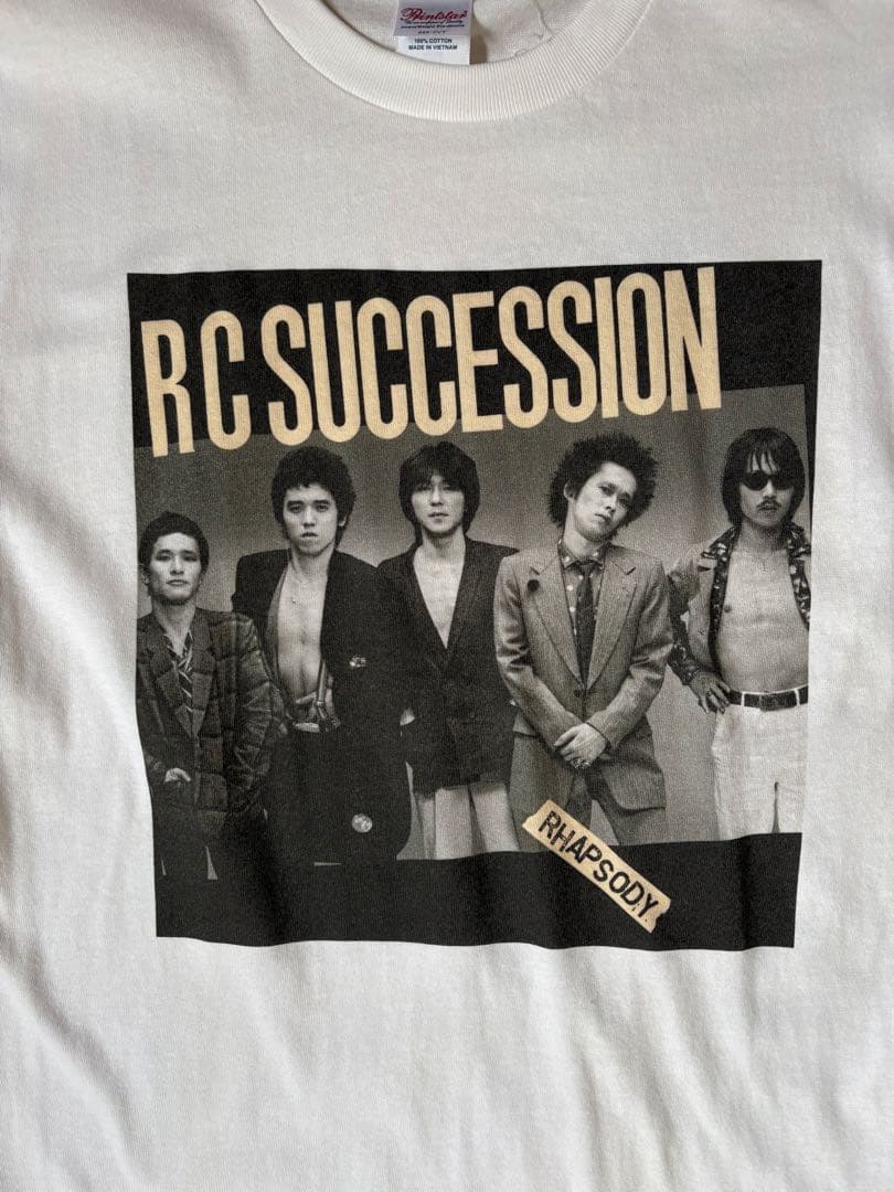 RCサクセション 「ラプソディー」Tシャツ（2018年ver.）ジャケ両面