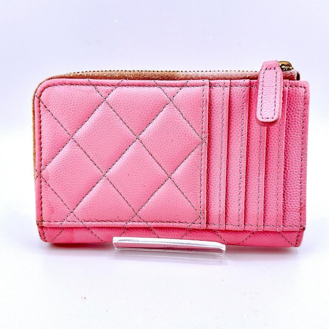 シャネル キャビアスキン マトラッセ ケース★