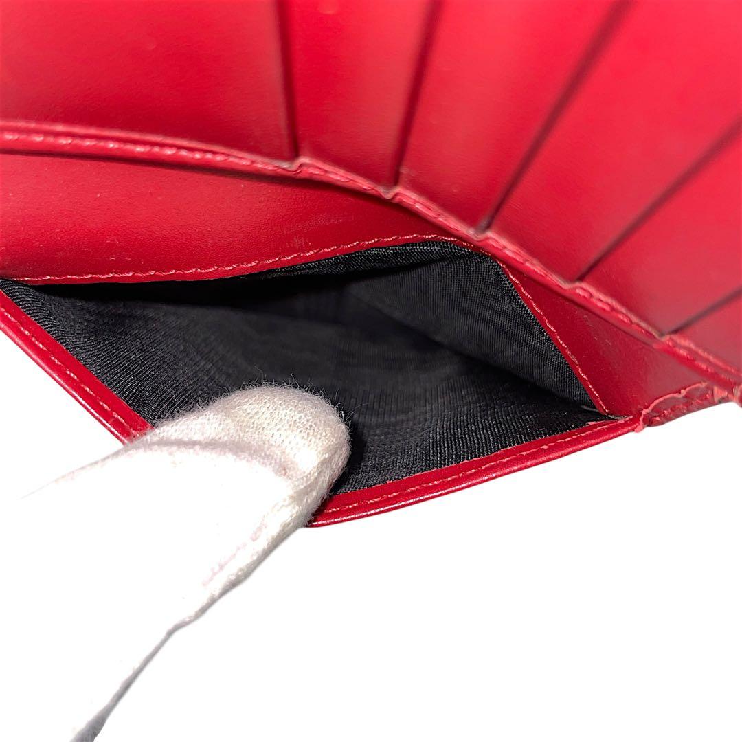 【鑑定済】美品・GUCCI グッチ　キャンバス　赤　ベージュ　GG総柄