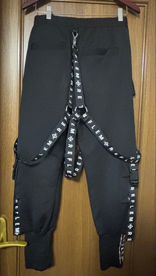 REFLEM ハーネスロゴベルトカーゴパンツ