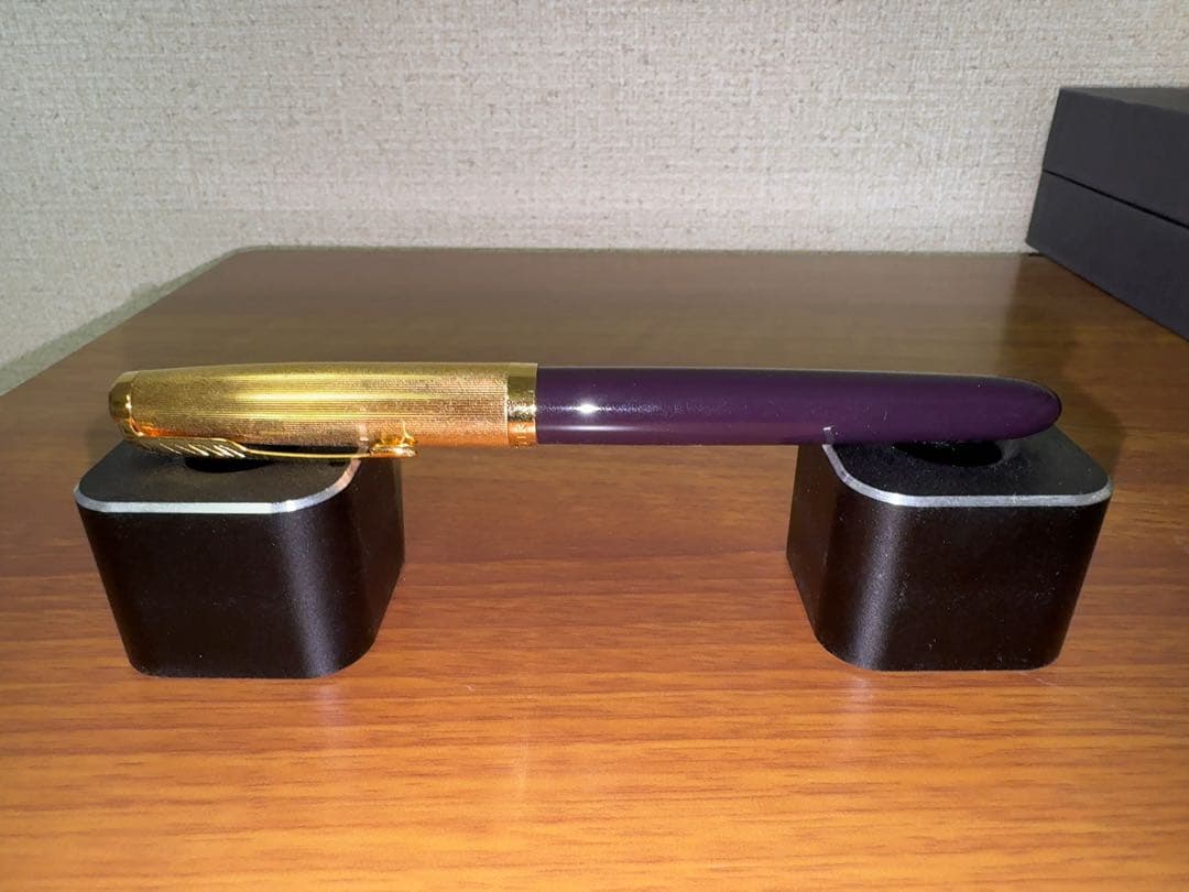 ☆パーカー PARKER 51 プレミアム プラムGT 万年筆 18K/F