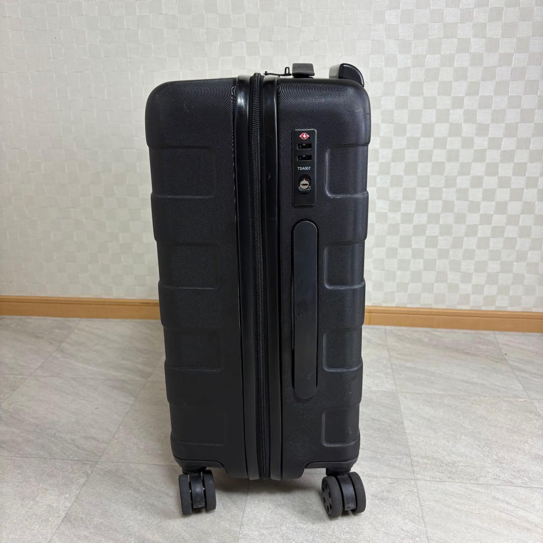 MUJI 無印良品 キャリーケース ブラック 36L スーツケース ストッパー付