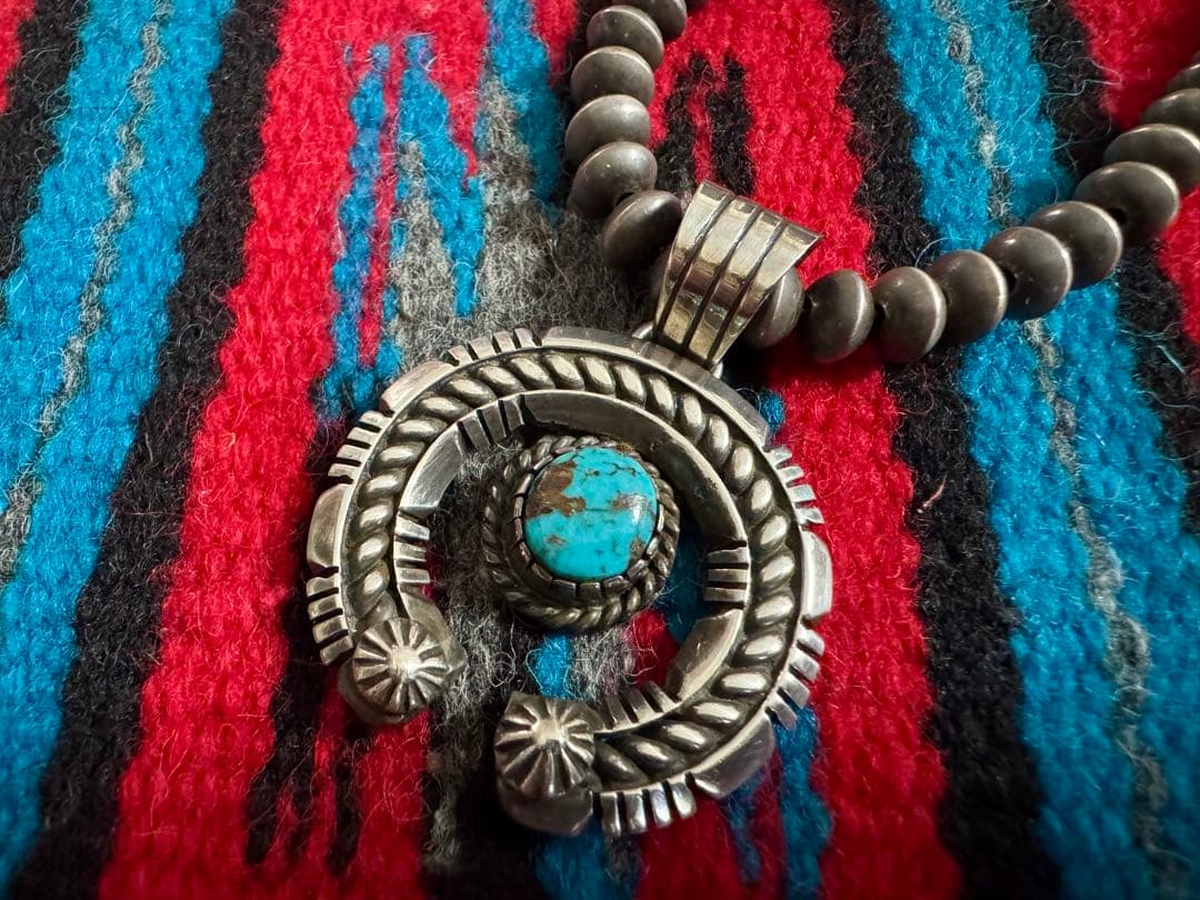 最終 デルバートバンデバー ナジャペンダントトップ ターコイズマウンテン ナバホ