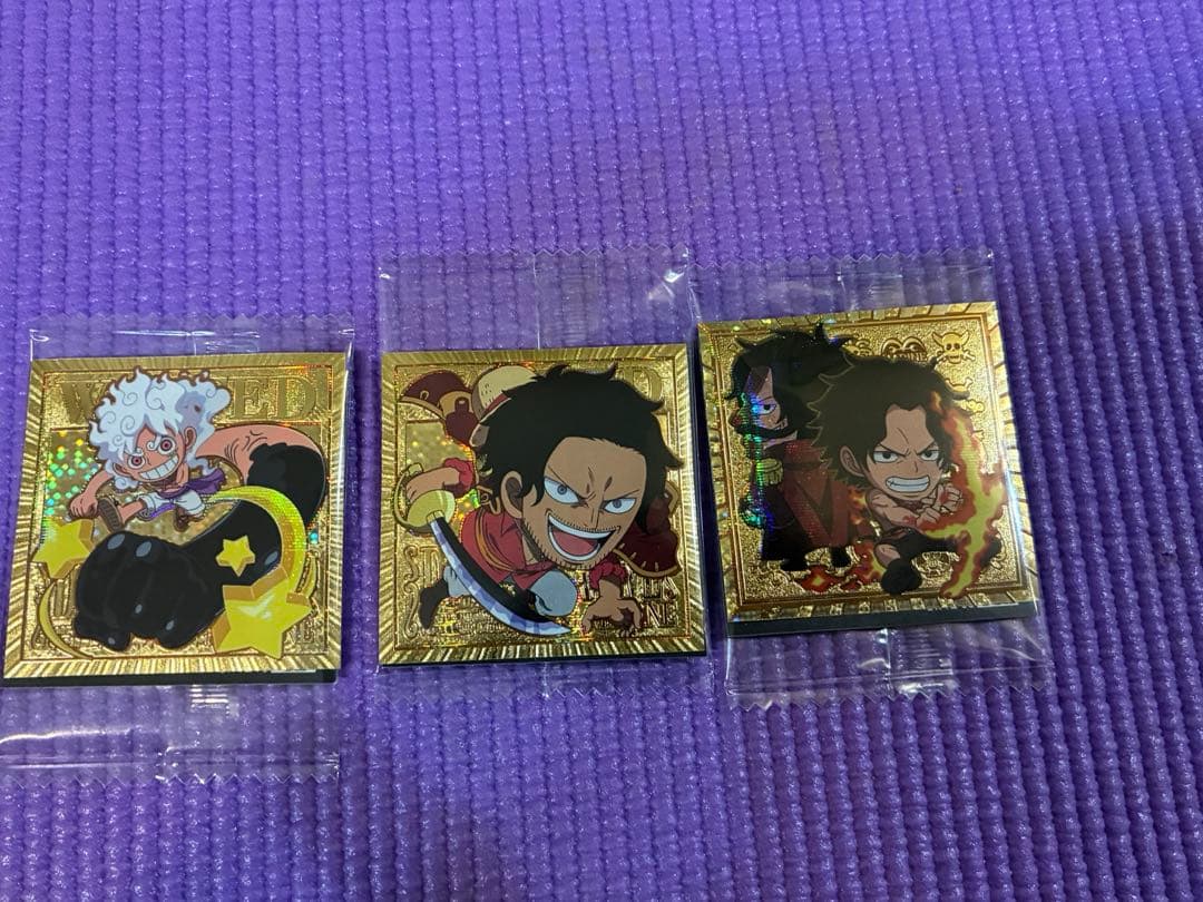 にふぉるめーしょん ワンピース大海賊シールウエハースLOG.12パラレルレア3種