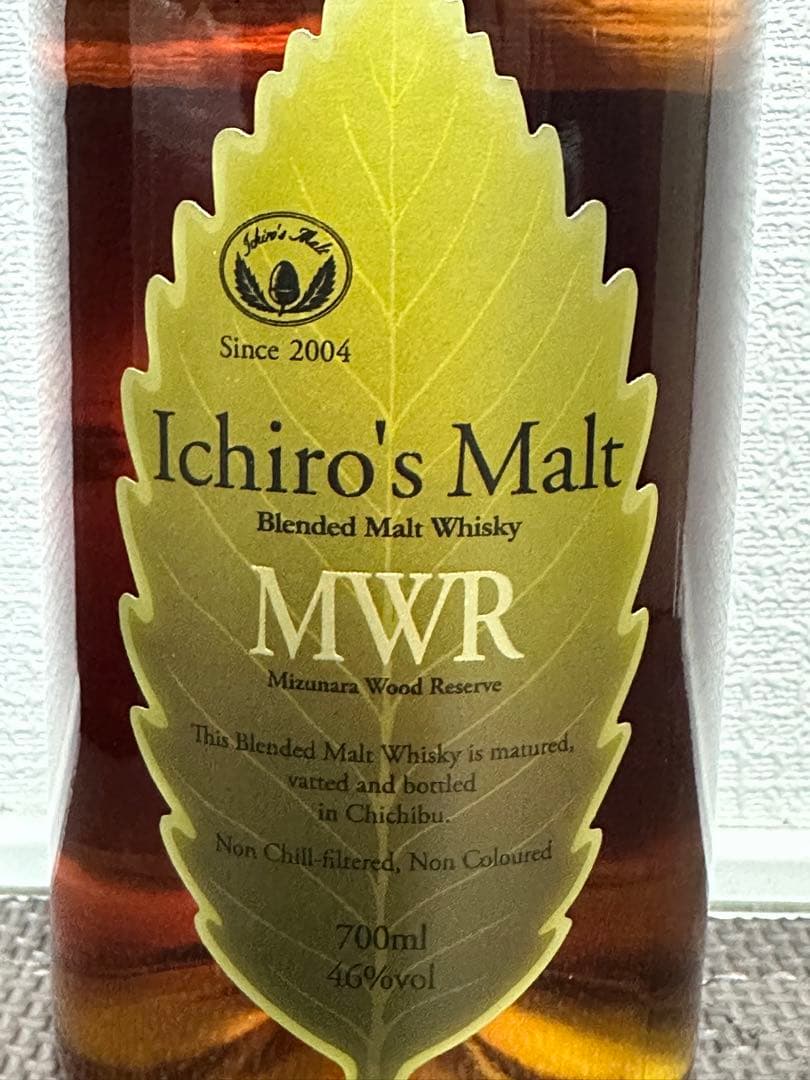 希少ウイスキー リーフシリーズ イチローズモルト ミズナラウッドリザーブ MWR
