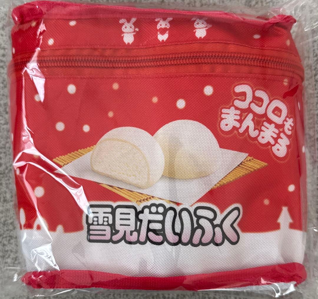 雪見だいふく　折りたたみテーブル　60色マーカーペン　ぬいぐるみ　ボストンバック