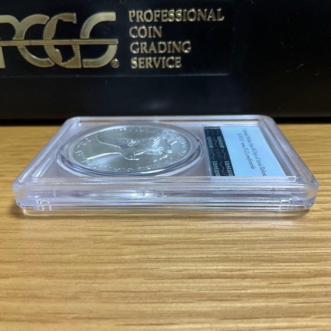 【新品】Silver Eagleイーグル銀貨2022-W PCGS MS70