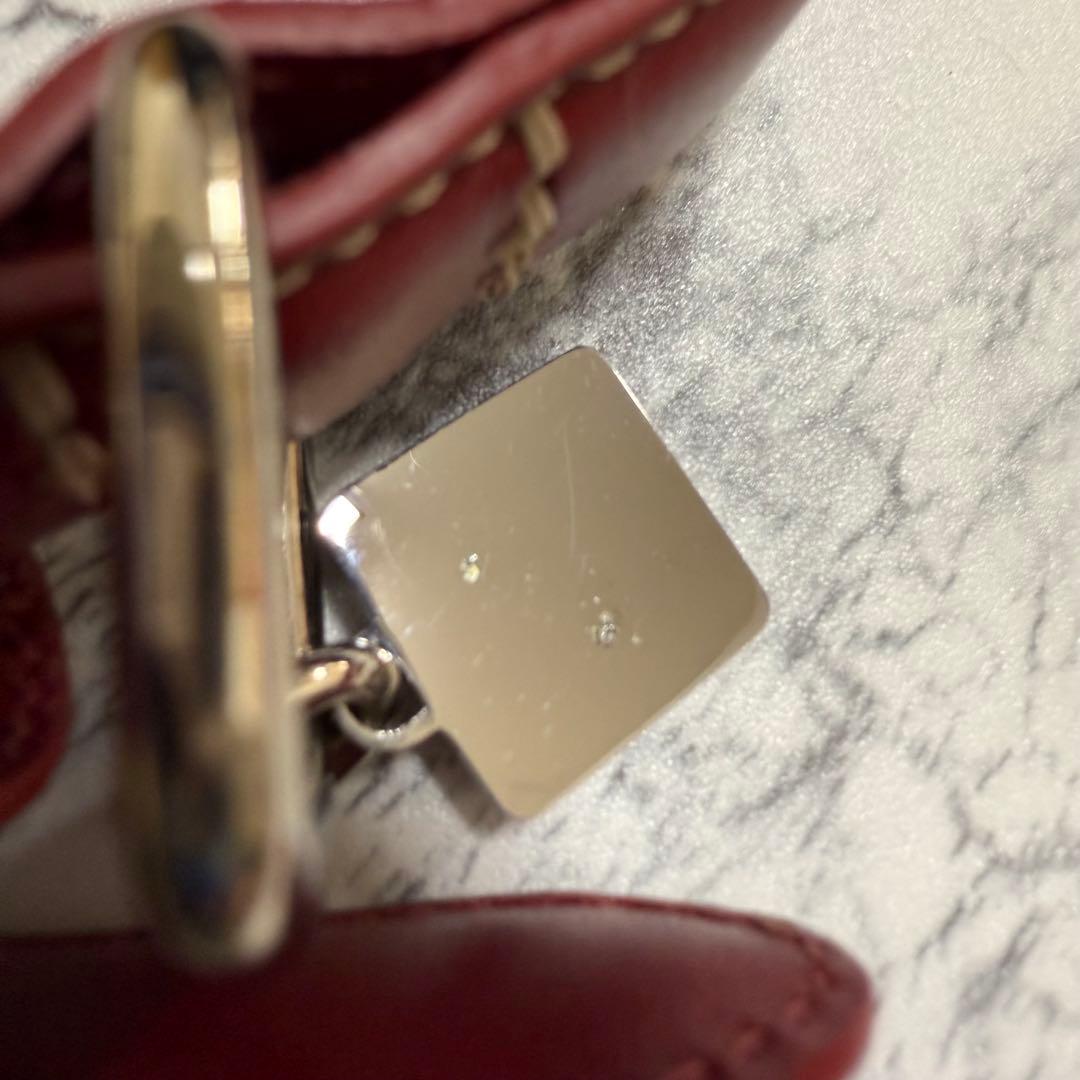 【美品】セット　COACH レザー 犬用首輪 リード　レッド　小型犬