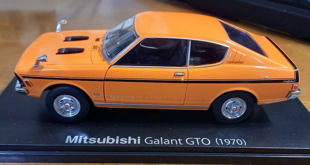 中古模型　三菱 ギャラン GTO 1970年式 オレンジ