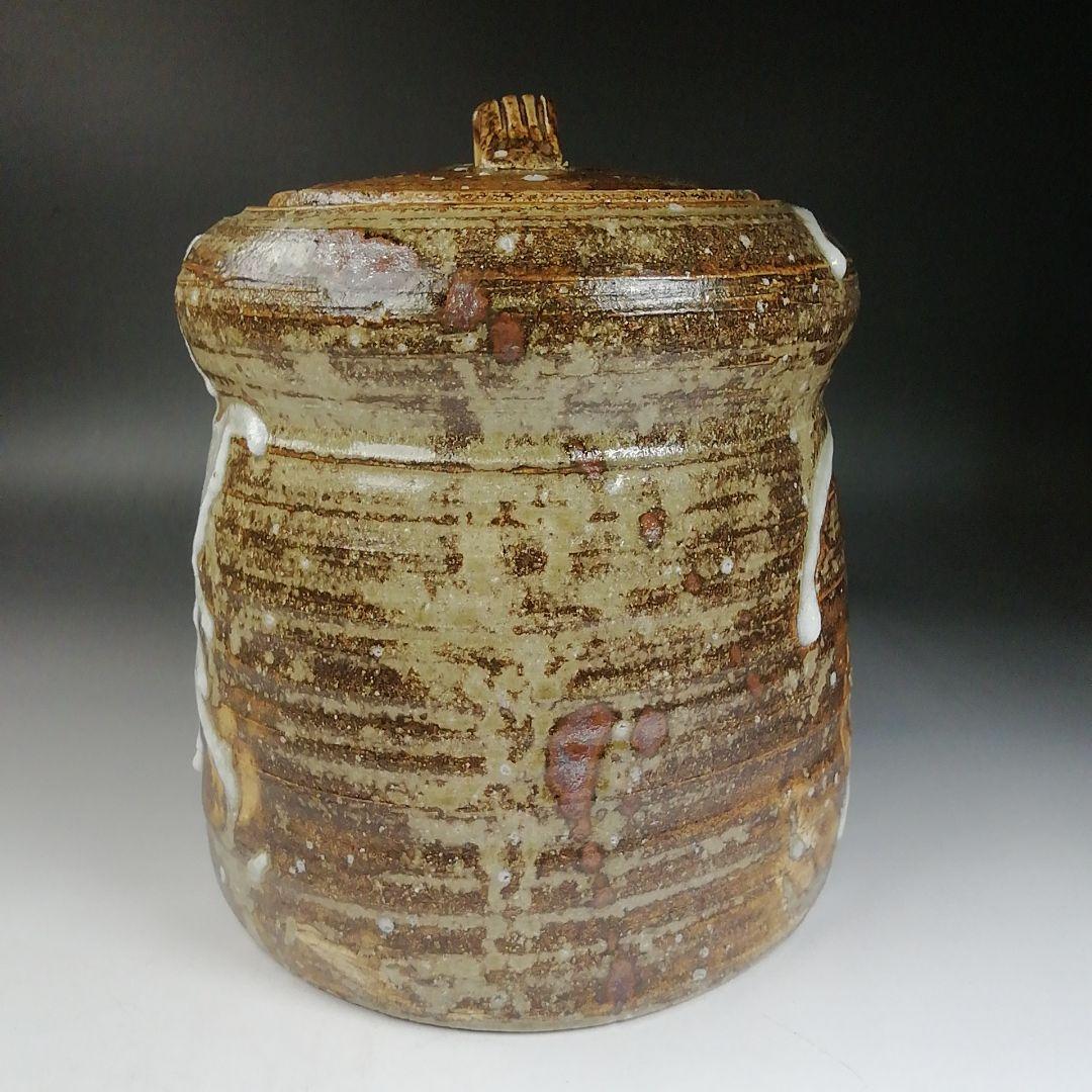 Ｗ３３　水指　『美濃伊賀　水指』『中村正彦 造』　共箱　茶道具